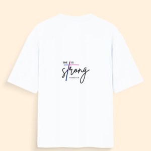 ELLIN GEORGE THOMAS | ELLIN & CO. | STRONG | UNISEX OVERSIZED T-SHIRT